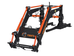 Погрузчик фронтальный FRONTLIFT-1200, с модернизированными гидравлическими магистралями, к тракторам БЕЛАРУС